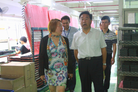 甘肃省武山县领导莅临星空娱乐参观考察