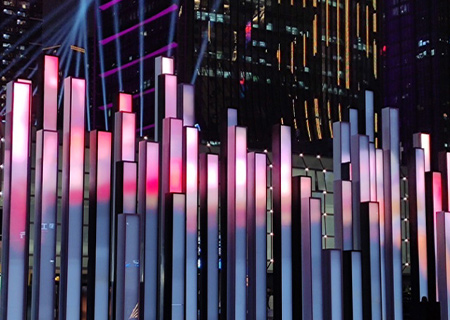 星空娱乐创意屏之罗湖钢琴屏项目