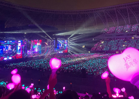 星空娱乐场控荧光棒应援棒“引爆”周杰伦天津演唱会（第二场）