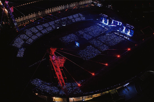 又一舞台奇迹！星空娱乐LED锥形屏燃爆2024张韶涵巡演现场 